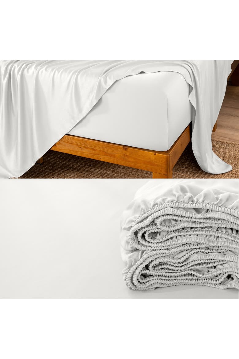 Cooling Rayon Sheet Set, Alternate, color, Antique White