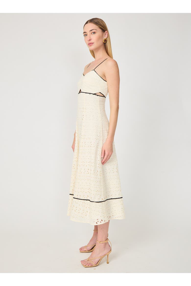 Patricia Dress, Alternate, color, Light khaki eyelit lace