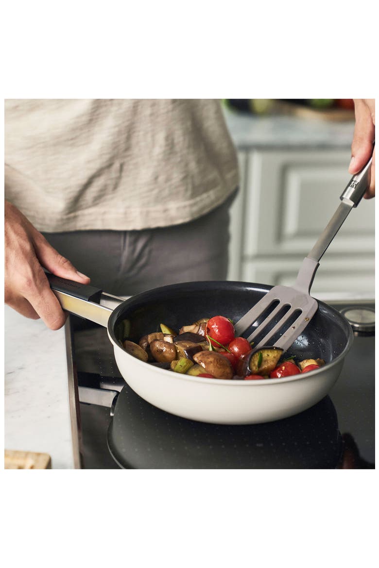Pure 11-Inch Ceramic Nonstick Grey Sauté Pan, Alternate, color, IVORY WHITE