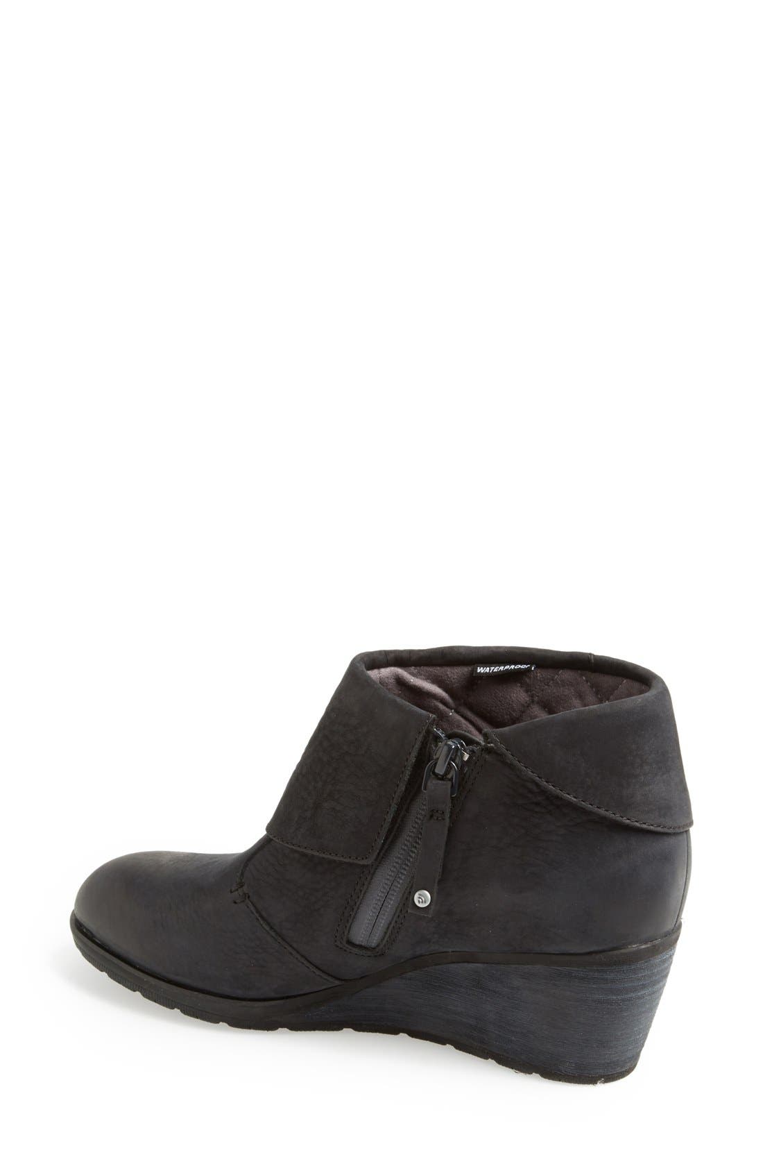 The North Face 'Bridgeton' Waterproof Wedge Bootie, Alternate, color, 