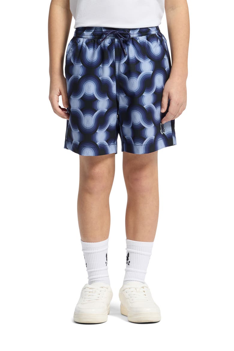 Kids' Paros Swim Trunks, Alternate, color, EVENING BLUE