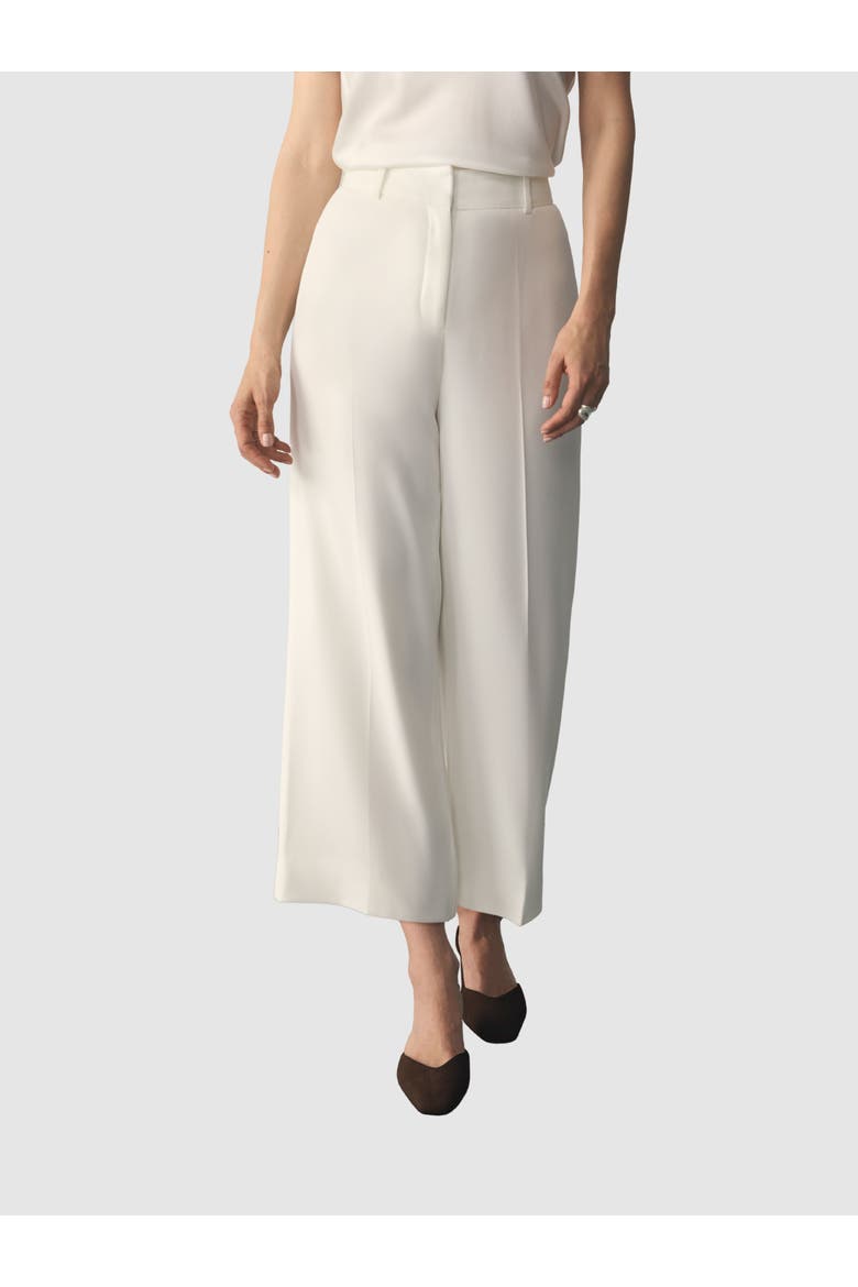 Adelaide High Waist Cropped Trousers, Main, color, White