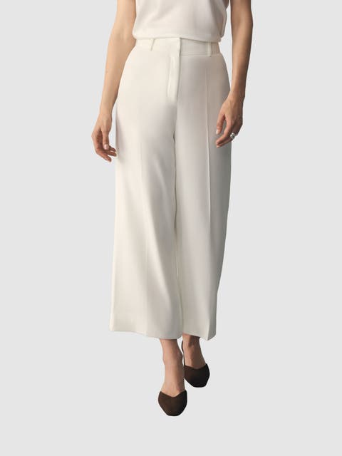 Adelaide High Waist Cropped Trousers