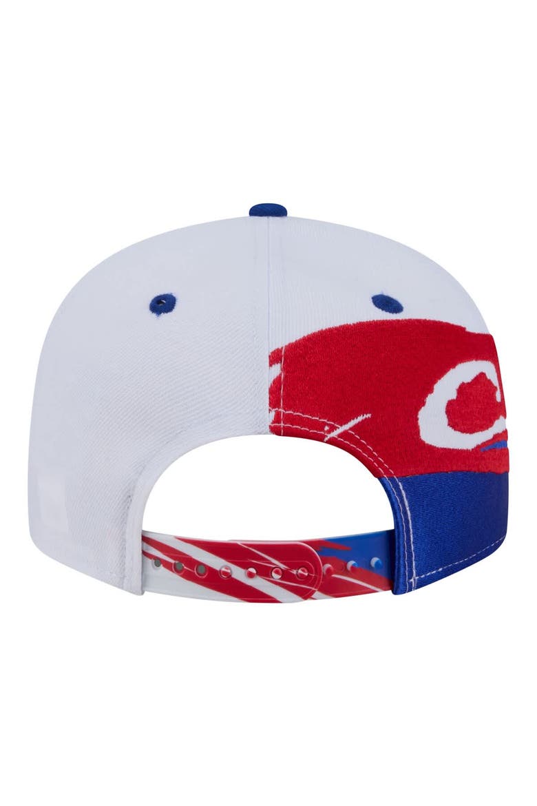 Men's New Era White/Royal Chicago Cubs 9FIFTY Snapback Hat, Alternate, color, White