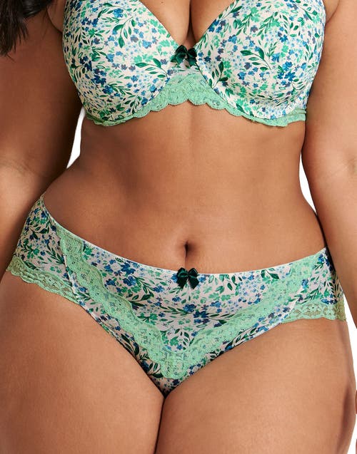 Adore Me Alexis Hipster Panties In Green