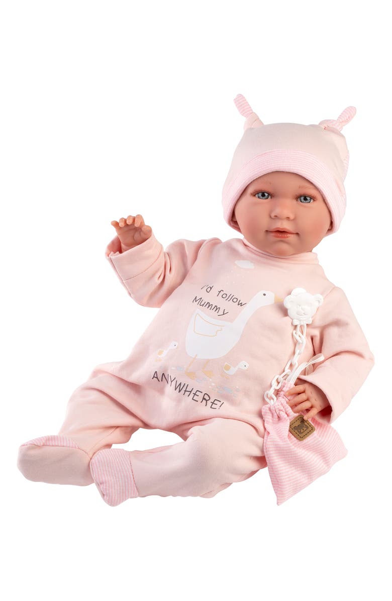 Llorens Luisa 16.5-Inch Crying Articulated Baby Doll, Alternate, color, Multi