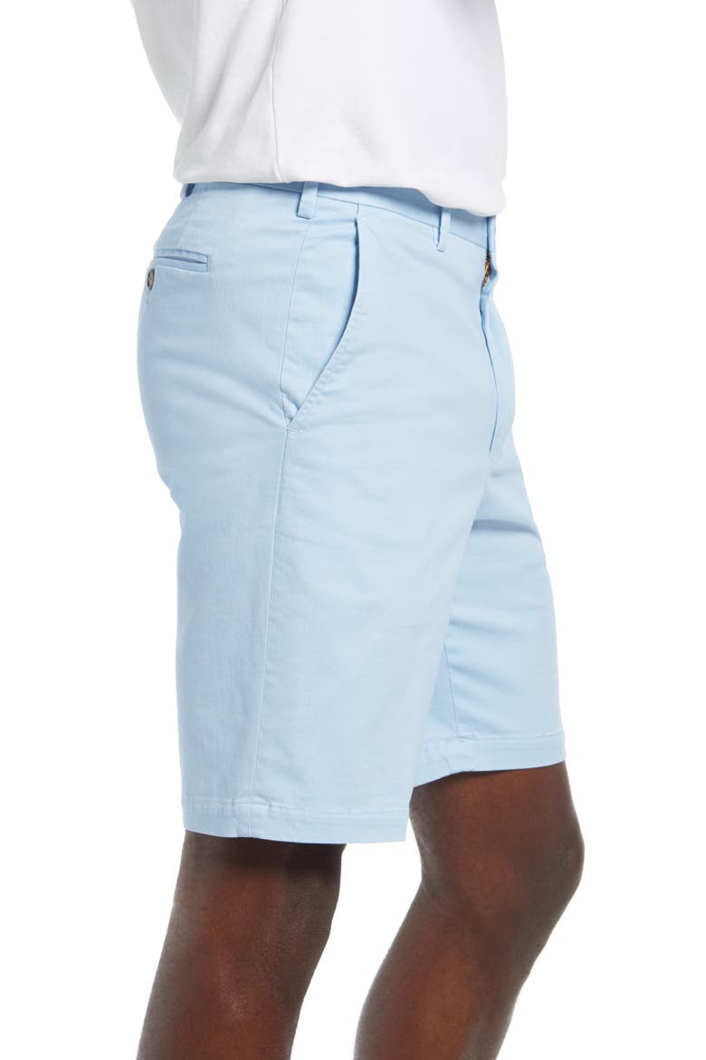Men's Classic Flat Front Chino Shorts, Alternate, color, SKY