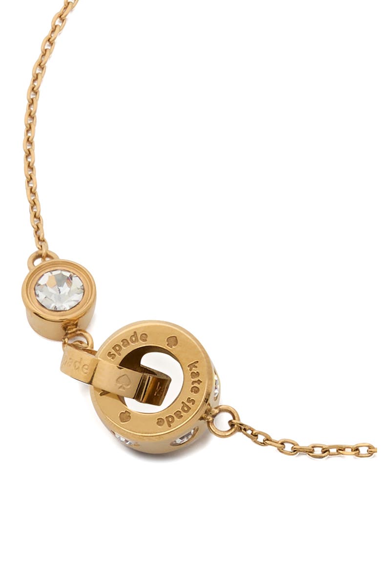 interlink chain bracelet, Alternate, color, GOLD CLEAR