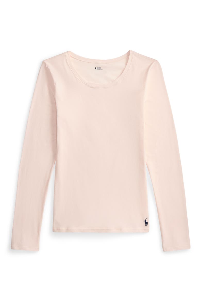 Baselayer Stretch Cotton T-Shirt, Alternate, color, GARDEN ROSE