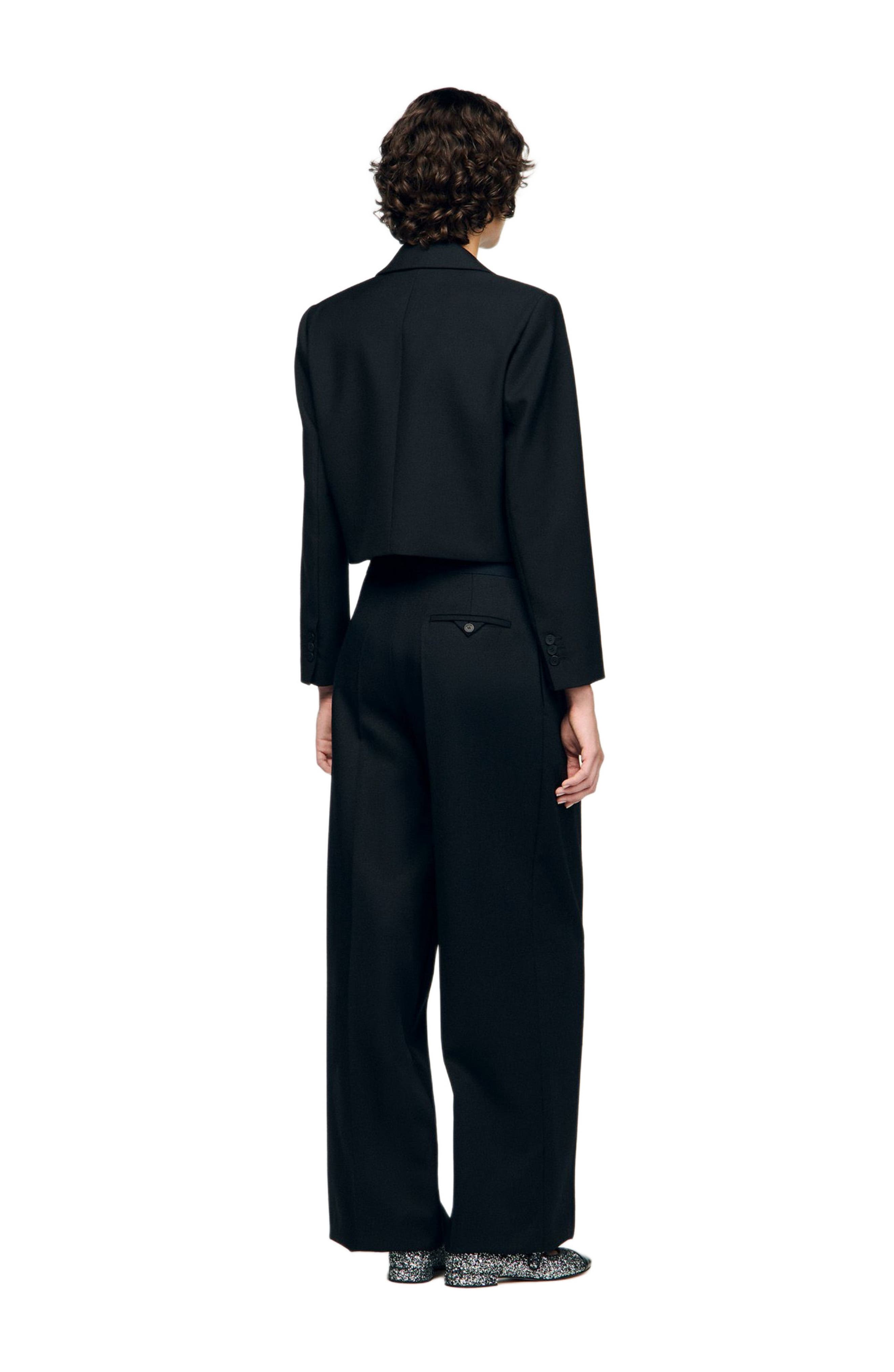 Short satin bow jacket - image 2