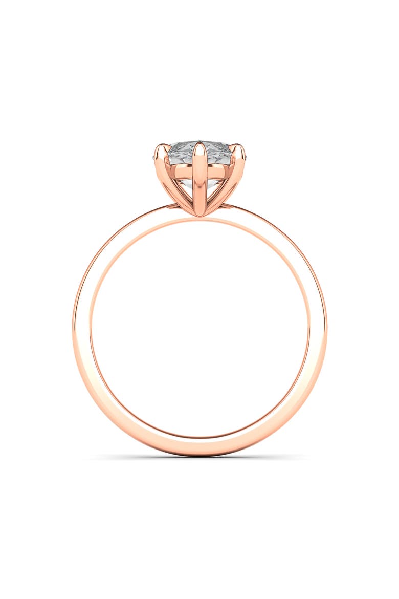 Marquise Cut Lab Created Diamond Ring, Alternate, color, 3.00 CTW 18K ROSE GOLD