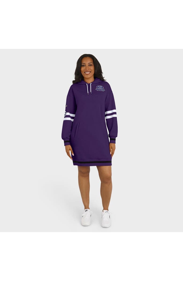 WEAR by Erin Andrews Women's WEAR by Erin Andrews Purple Baltimore Ravens Hoodie Dress, Alternate, color, Purple