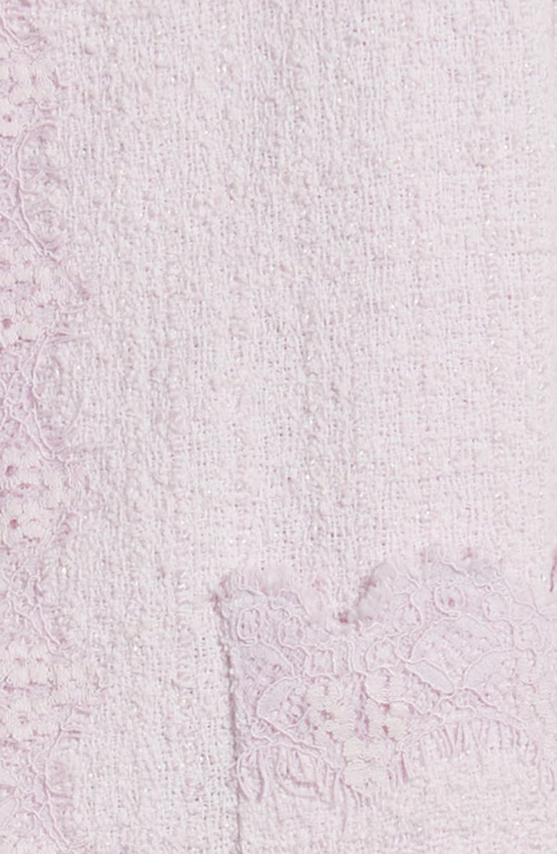 LoveShackFancy Kids' Tweed Jacket, Alternate, color, Pink