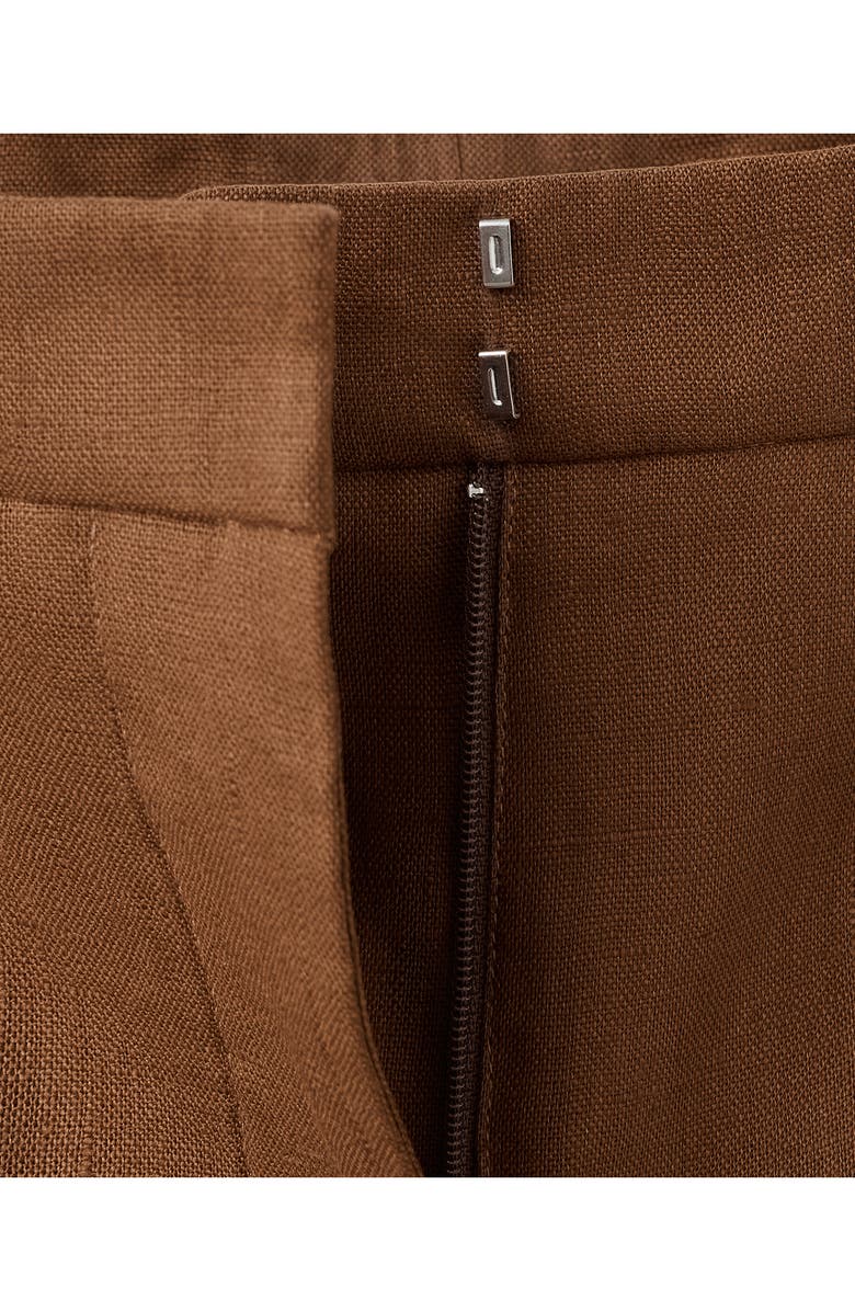 MANGO Linen Suit Pants, Alternate, color, 