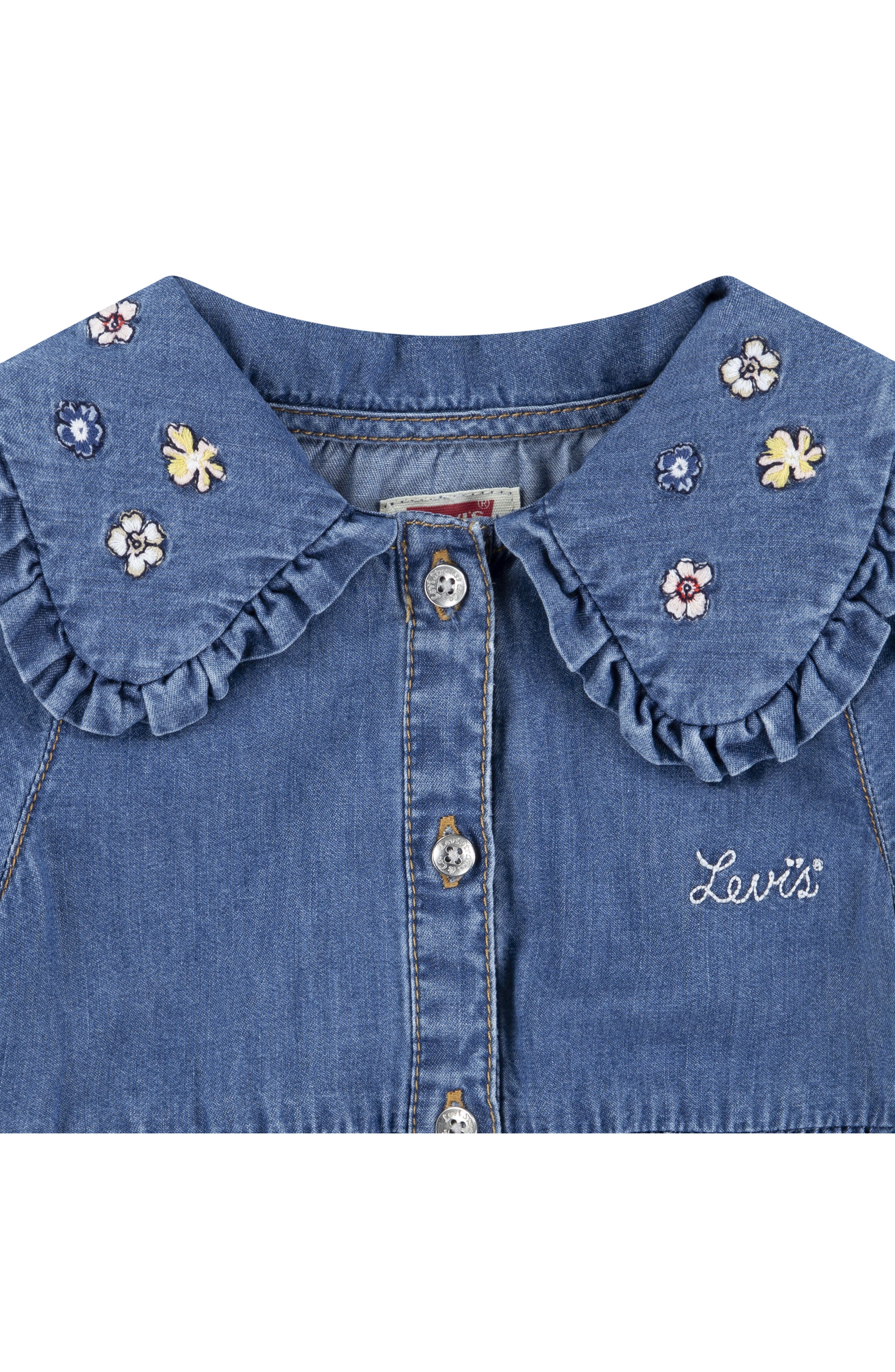 Denim Shirt Dress & Bloomers