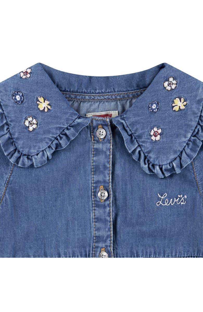 Levi's Denim Shirt Dress & Bloomers, Alternate, color,