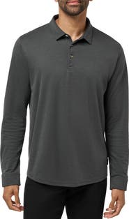 TravisMathew Handsome Town Long Sleeve Polo