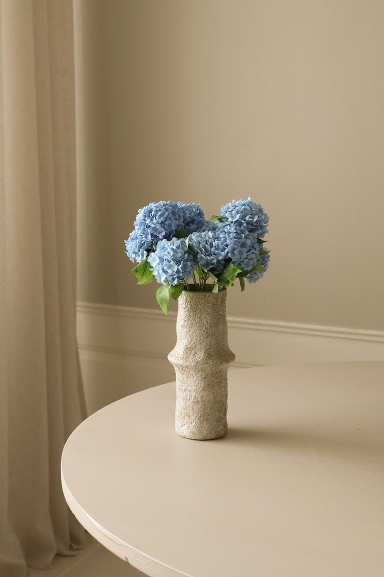 Blue Mini Snowball Hydrangea Bouquet, Alternate, color, Light Blue