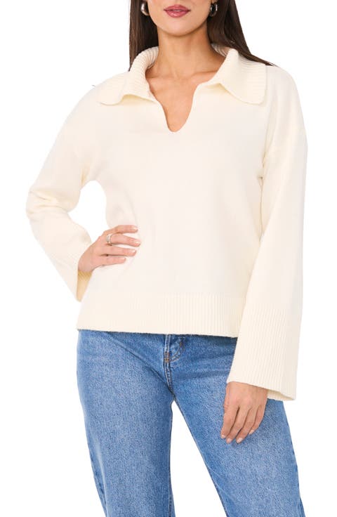 Wide Collar Sweater