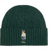 Polo Ralph Lauren Cable Litchfield Bear Beanie