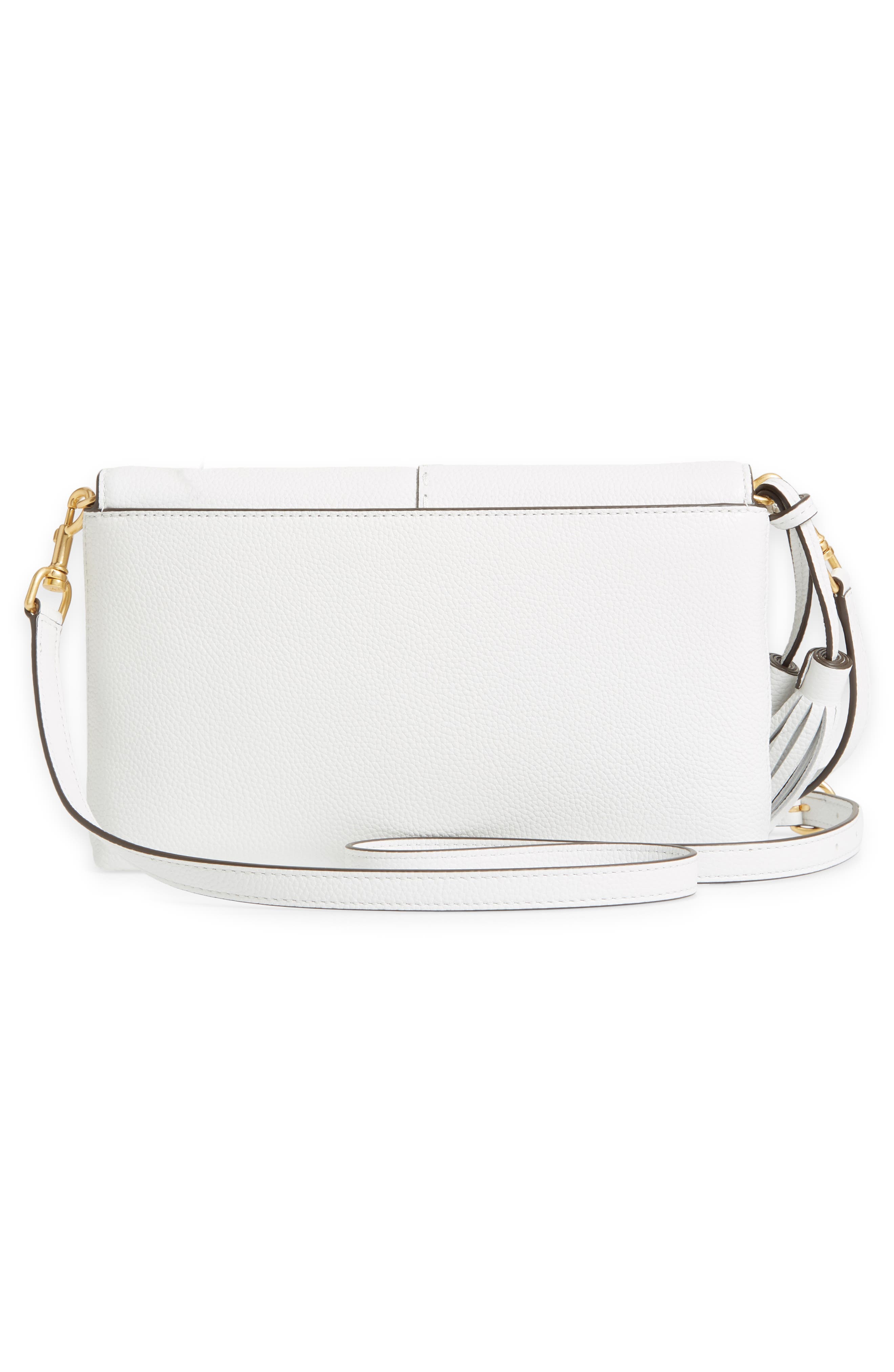 McGraw Leather Crossbody Bag, Alternate, color, GARDENIA