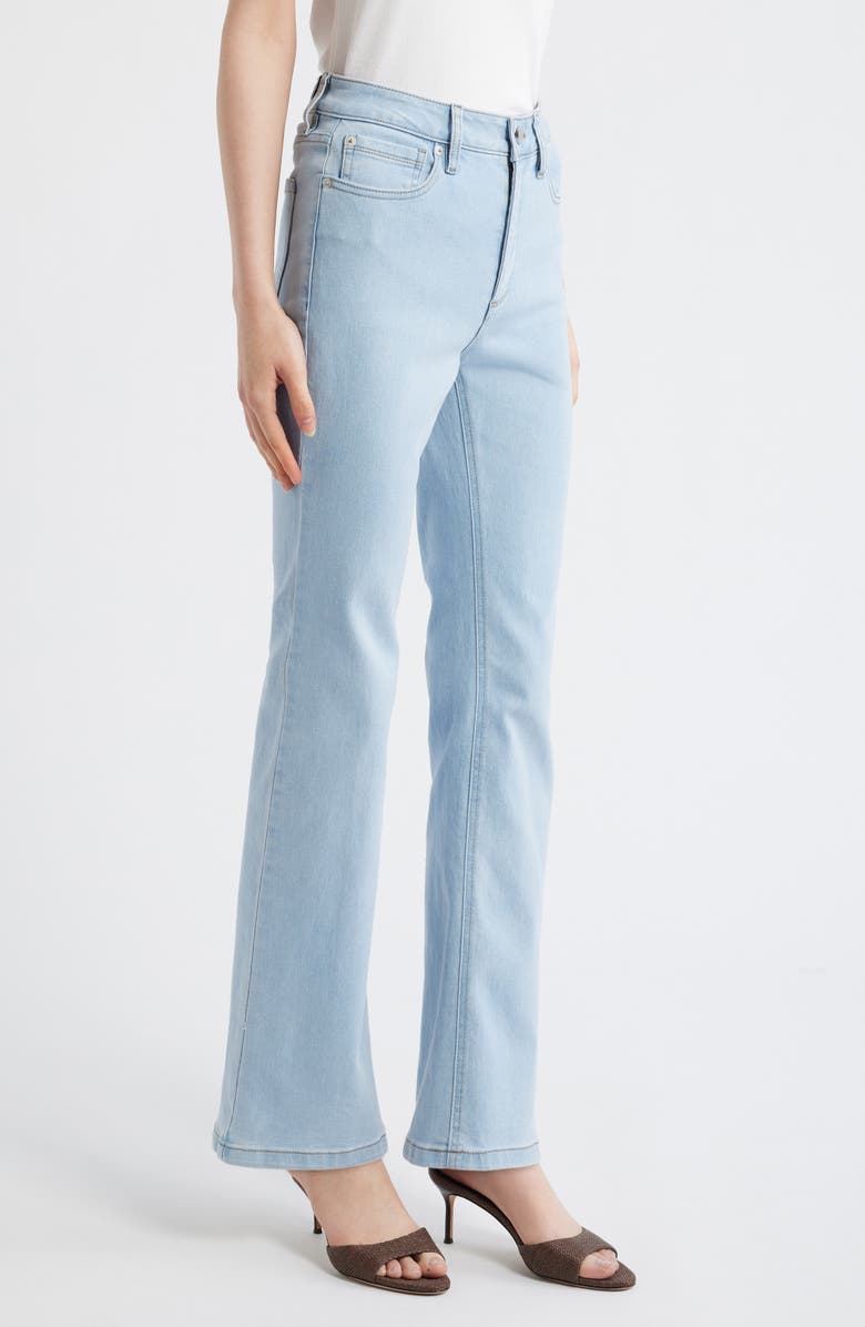 Anne Klein Leo High Waist Bootcut Jeans, Alternate, color, Huntington Wash