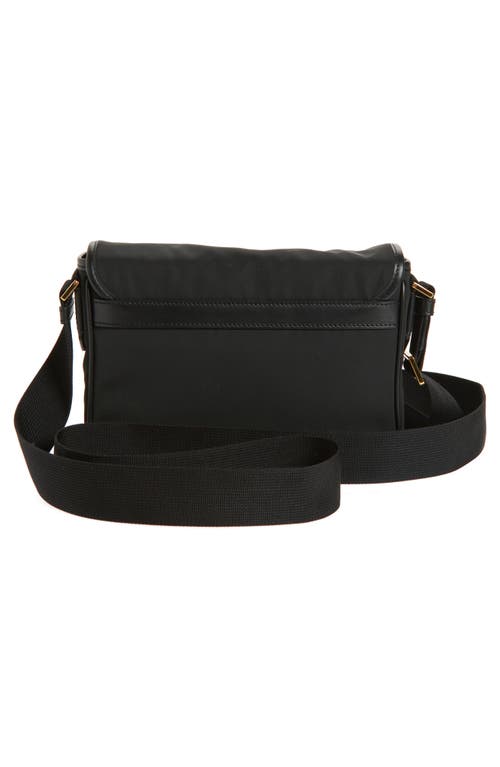 Tom Ford Recycled Nylon Messenger Bag In 1n001 Black