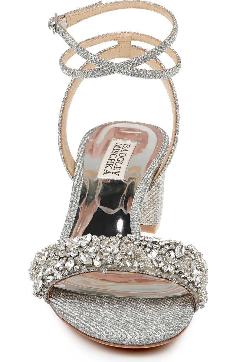 Badgley Mischka Collection Badgley Mischka Jada Embellished Sandal, Alternate, color,