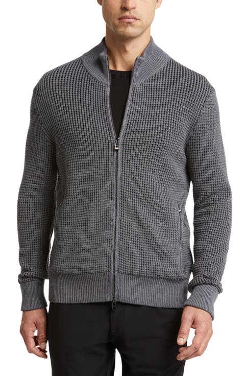Mabeo Cotton & Wool Zip Cardigan