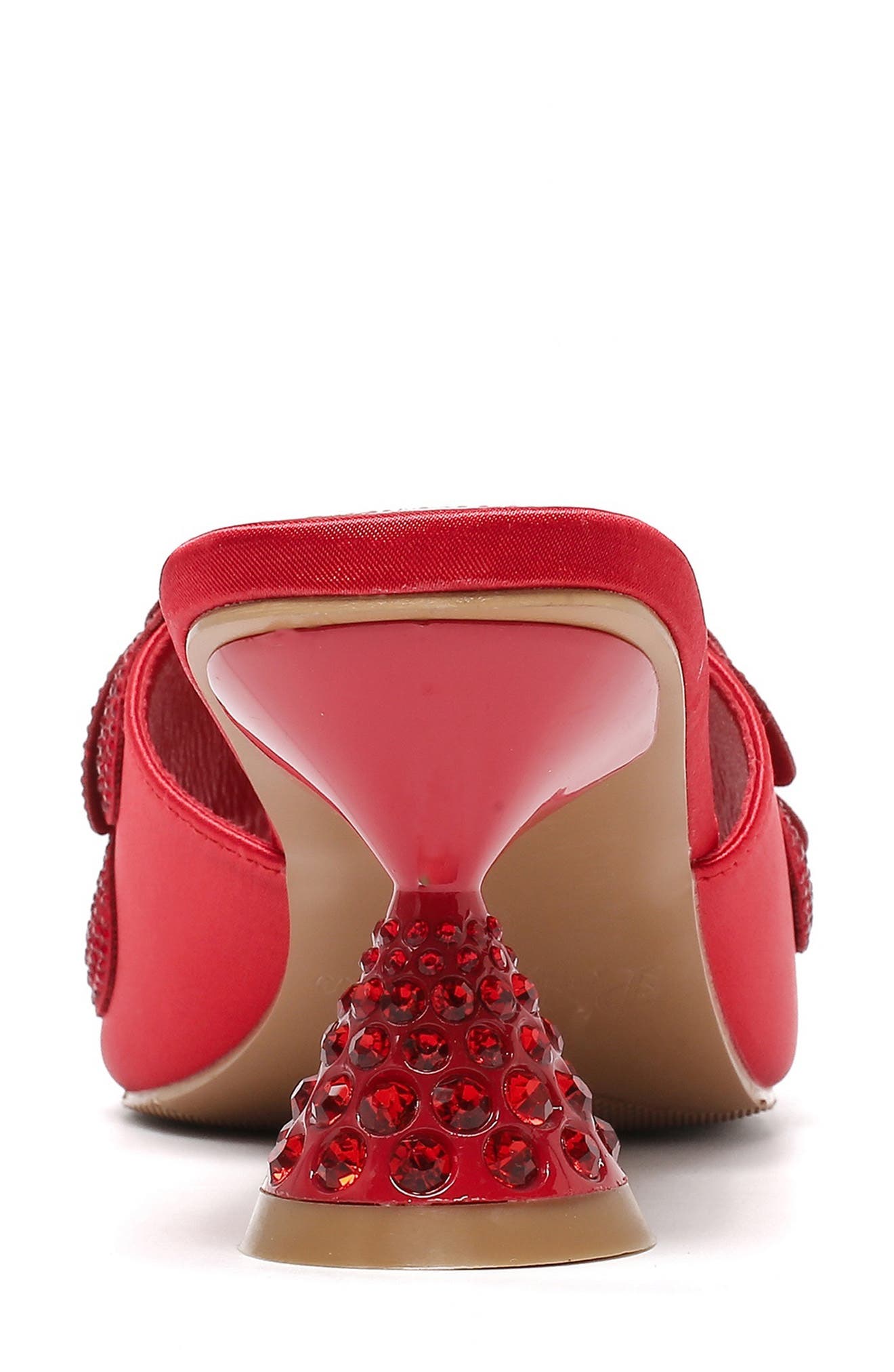 Petal Slide Sandal, Alternate, color, RED