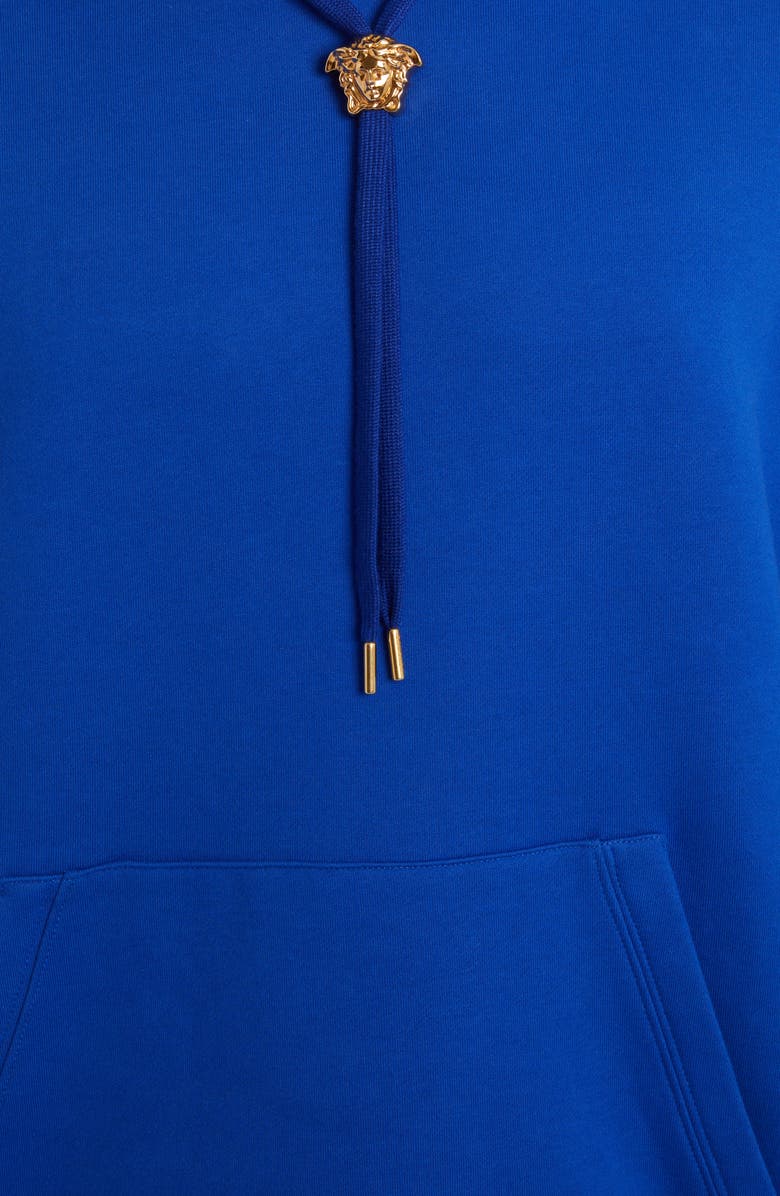 Versace Medusa Bolo Cotton Hoodie, Alternate, color, 