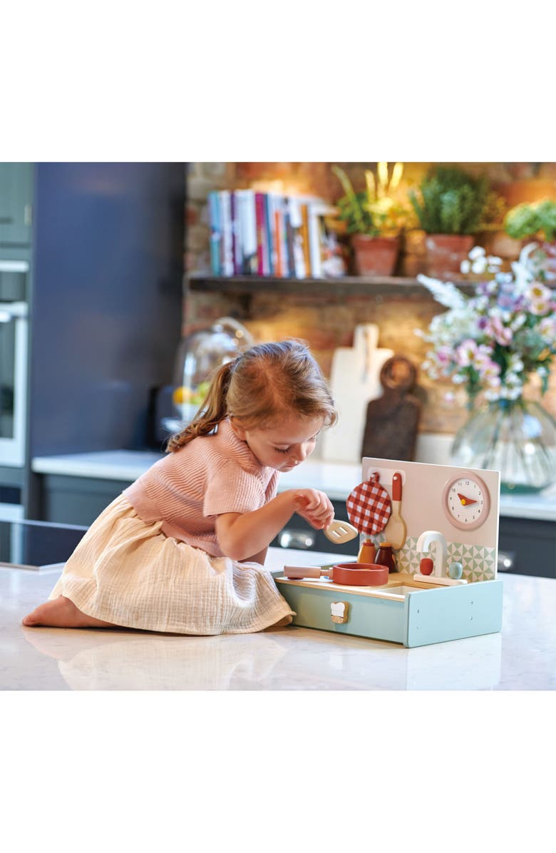 Tender Leaf Toys Mini Chef Kitchenette Playset, Alternate, color, Multi