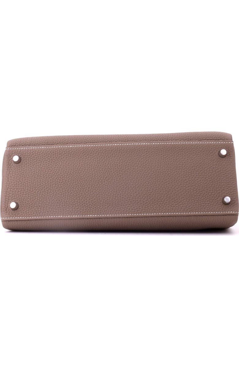 Pre-Owned Hermes Kelly Handbag Grey Togo with Palladium Hardware 32, Alternate, color, Etoupe