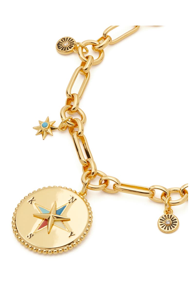 my medallion charm bracelet, Alternate, color, GOLD MULTI