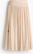H&M Gathered Crêpe Skirt