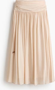 H&M Gathered Crêpe Skirt