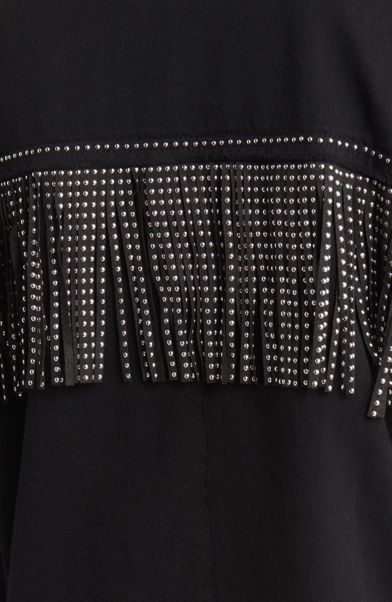 NIKKI LUND Fringe Oversize Jacket, Alternate, color, 