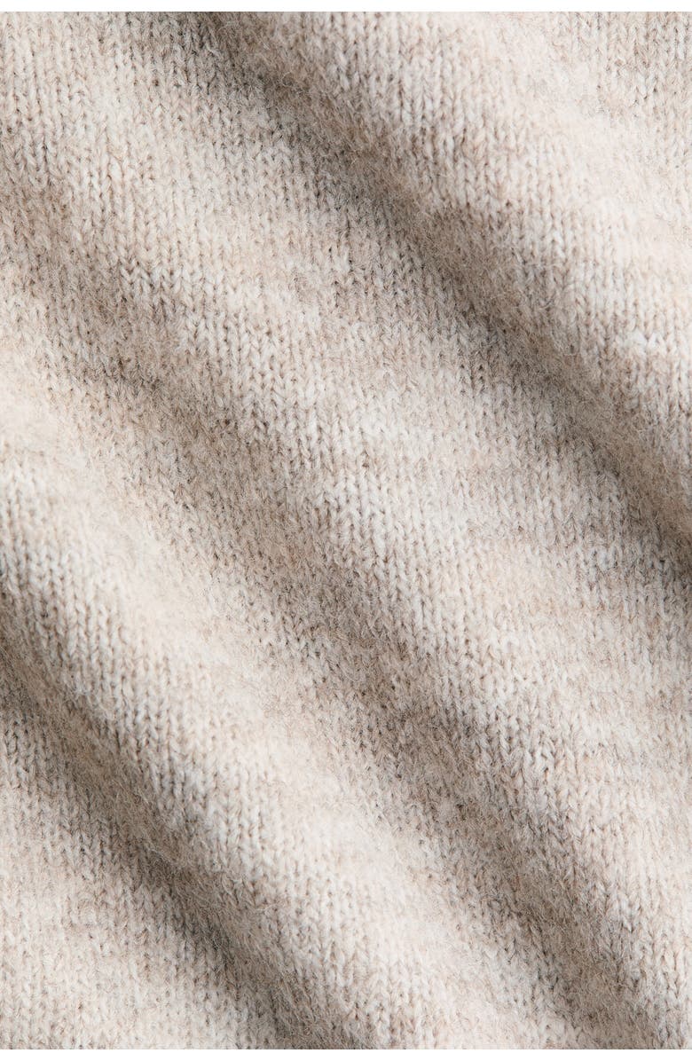 H&M Loose-fit cardigan, Alternate, color, Beige Melange