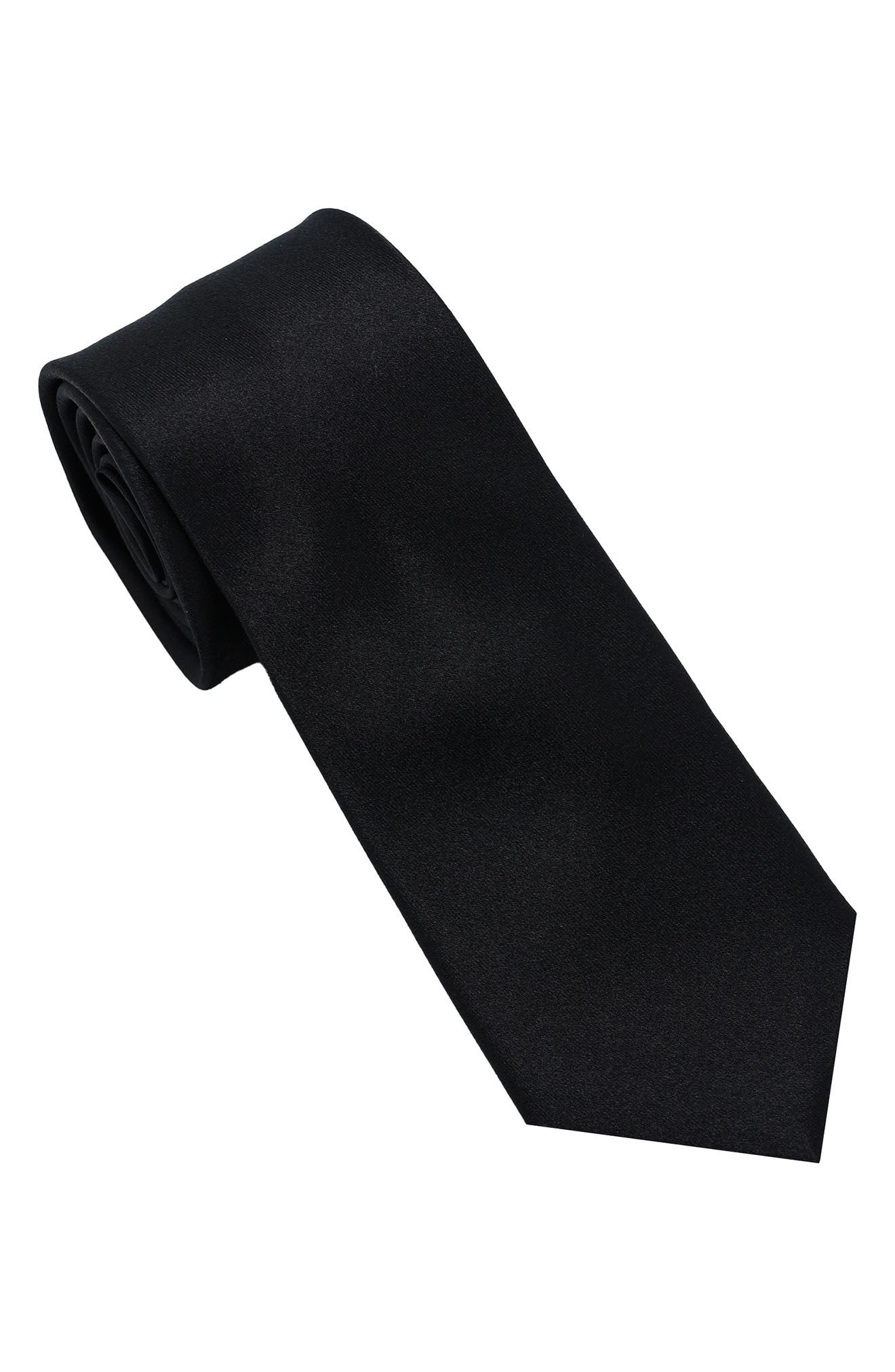 DKNY Solid Satin Tie