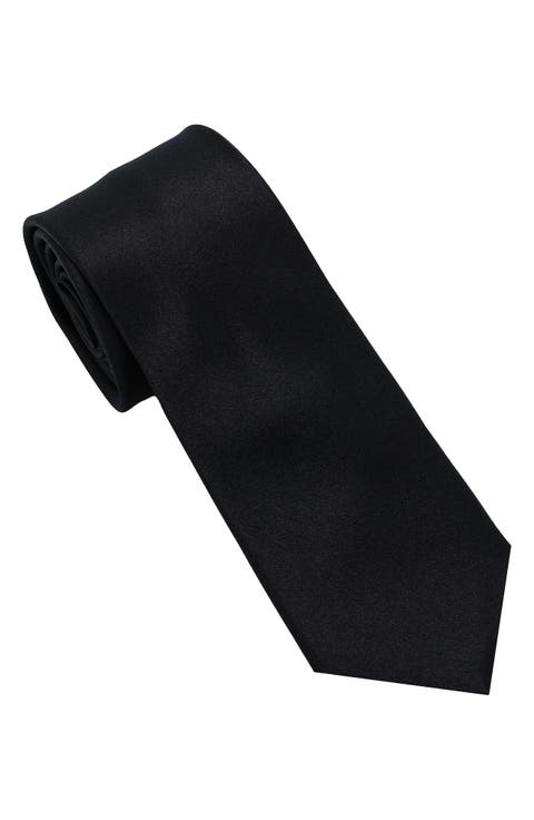 Solid Satin Tie