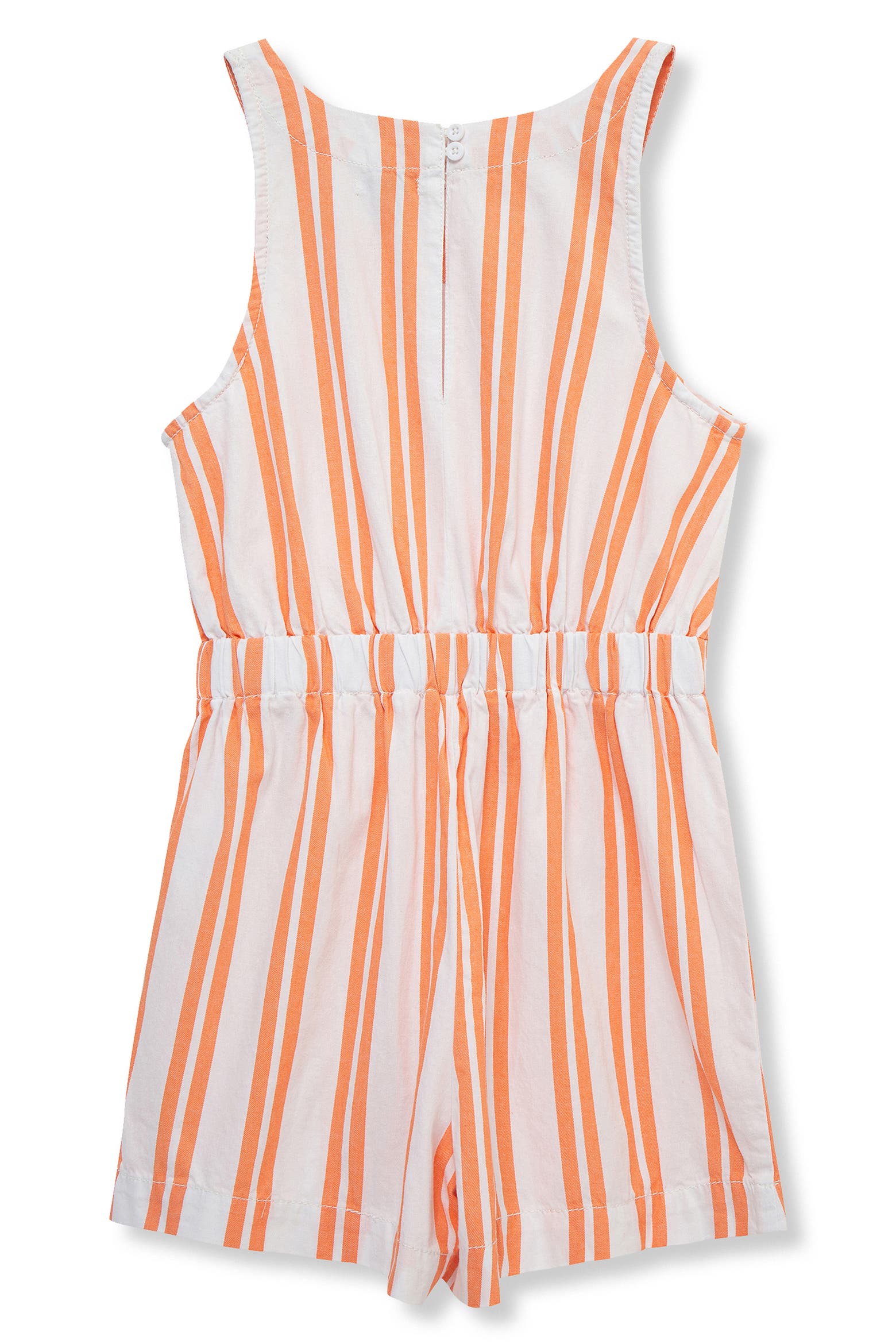 Roimper Habitual Kids Kids' Stripe Cotton Faux Wrap Romper (Women) | Nordstromrack