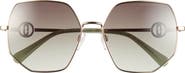 Marc Jacobs 59mm Gradient Geometric Sunglasses