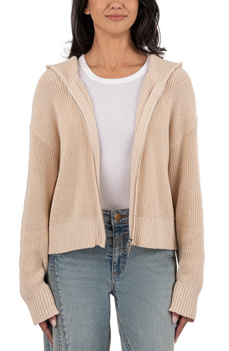 KUT from the Kloth Phoebe Hooded Zip Cardigan, Alternate, color, 