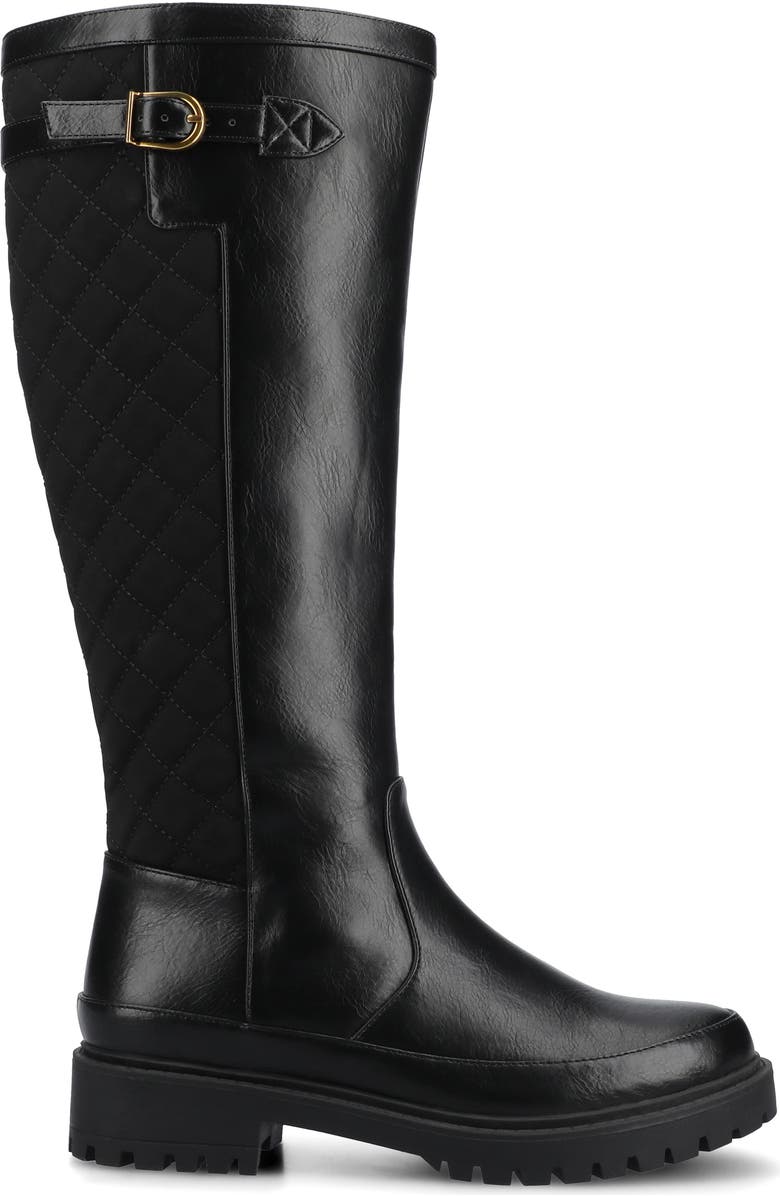 Journee Collection Zemmie Knee High Boot, Alternate, color, Black