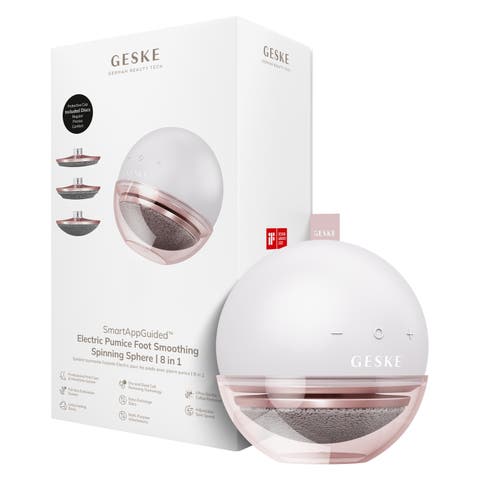 SmartAppGuided Electric Pumice Foot Smoothing Spinning Sphere | 8 in 1