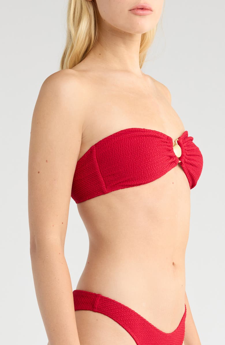 PacSun Shelley Scrunch Bandeau Swim Top, Alternate, color, 