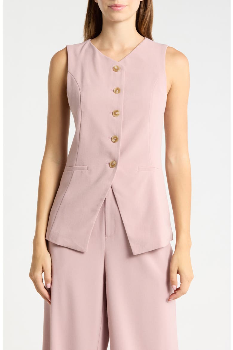 Longline Vest, Main, color, PURPLE MAUVE