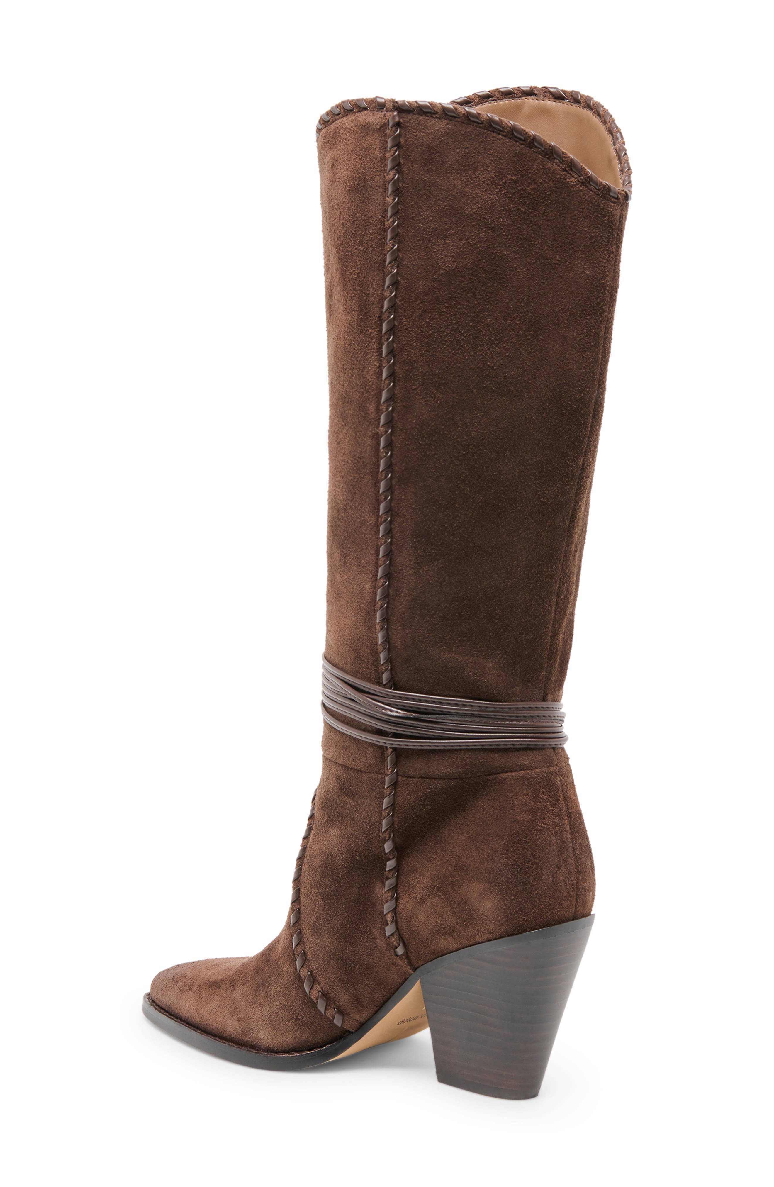 Dolce Vita Jody Knee High Boot, Alternate, color, Dark Brown Suede