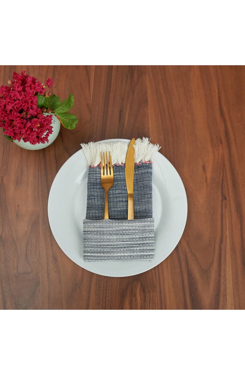 carol & frank Kerbey Indigo Napkin Set of 4, Alternate, color, Blue