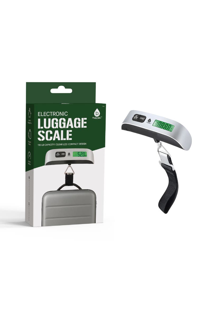 Portable Electronic Luggage Scale, Main, color, Black